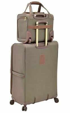London Fog Kensington II 15" 2-Wheel Under The Seat Bag, Bronze -LUGGAGE FACTORY Sales 311FfVMg8kL