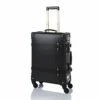 COTRUNKAGE Spinner Vintage Luggage PASCO Carry On Suitcase With TSA Lock (20", Black/Black) -LUGGAGE FACTORY Sales 312BvDYQBHL