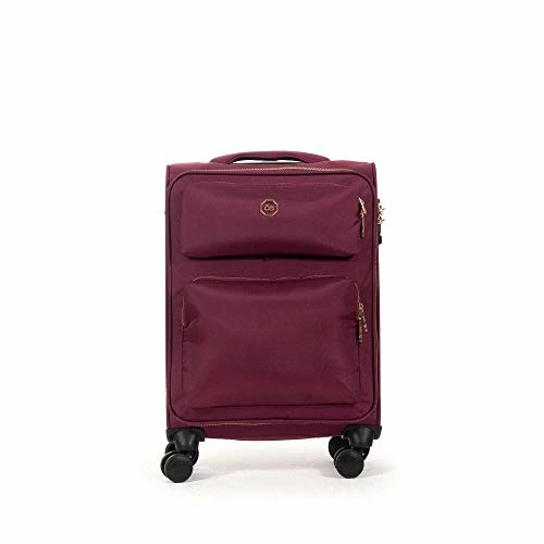 Cloe Carry-On 20 Inch Luggage With 360º-spinner Wheels In Burgundy Red Color 3 Cloe Carry-On 20 Inch Luggage With 360º-spinner Wheels In Burgundy Red Color