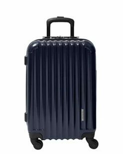 Aer De Aer Premium Carry On Luggage Spinner - Super Light Weight, Maximum Capacity - The Carry On, Re-Imagined, Navy