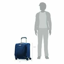 Samsonite Lineate Underseat Carry On Boarding Bag With Spinner Wheels, Evening Teal -LUGGAGE FACTORY Sales 31BtXjxzAqL