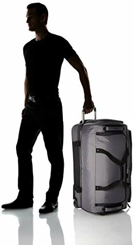 Travelpro Bold Drop Bottom Wheeled Rolling Duffel Bag, Grey/Black, 30-Inch 4 Travelpro Bold Drop Bottom Wheeled Rolling Duffel Bag, Grey/Black, 30-Inch - Image 2