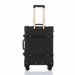 COTRUNKAGE Spinner Vintage Luggage PASCO Carry On Suitcase With TSA Lock (20", Black/Black) -LUGGAGE FACTORY Sales 31MGS h8aFL