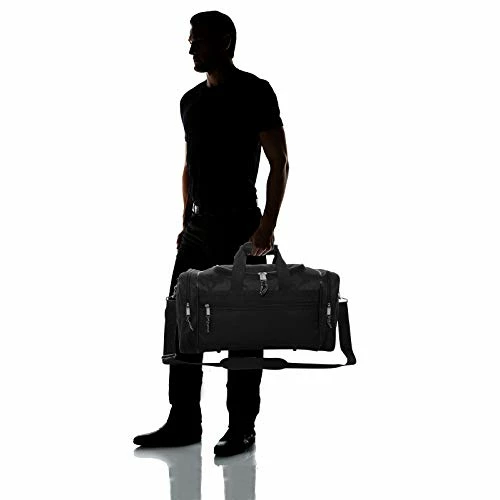 DALIX Blank Duffle Bag Duffel Bag In Black Gym Bag 4 DALIX Blank Duffle Bag Duffel Bag In Black Gym Bag - Image 2