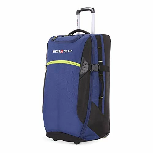 SwissGear Extra Large Lightweight Rolling Duffel, Blue/Green 3 SwissGear Extra Large Lightweight Rolling Duffel, Blue/Green