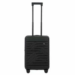 Bric's B|Y Ulisse Spinner Suitcase - 21 Inch Expandable Carry-On Luggage - Hard Exterior And TSA-Approved Lock - Black