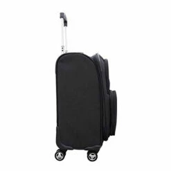 NFL New Orleans Saints Domestic Carry-On Spinner, 20-Inch, Black -LUGGAGE FACTORY Sales 31ToCefa BL
