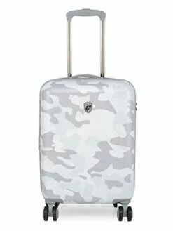 Heys Black Camo 21" Carry On Spinner Luggage (White)