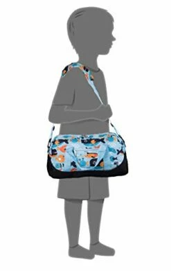 Wildkin Kids Overnighter Duffel Bags For Boys & Girls, Measures 18 X 9 X 9 Inches Duffel Bag For Kids, Carry-On Size & Ideal For School Practice Or Overnight Travel, BPA-free (Big Fish) -LUGGAGE FACTORY Sales 31XnPbZJoEL