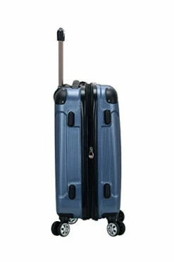 Rockland London Hardside Spinner Wheel Luggage, Blue, Carry-On 20-Inch -LUGGAGE FACTORY Sales 31ZWcnDJ7eL