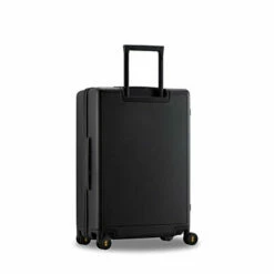 LEVEL8 Carry-On Luggage, 20” Hardshell Suitcase, Lightweight PC Textured Hardside Spinner Trolley For Luggage, TSA Approved Cabin Luggage With 8 Spinner Wheels, Black, 20-Inch Carry-On -LUGGAGE FACTORY Sales 31bLeDvLSDL