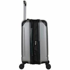 Kenneth Cole Reaction Flying Axis Collection Lightweight Hardside Expandable 8-Wheel Spinner Luggage, Silver, 20-Inch Carry On -LUGGAGE FACTORY Sales 31dkSXVWGGL