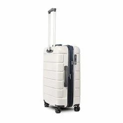 LIZHOUMIL Luggage Sets Suitcase Lightweight TSA Lock Spinner 20In24In28In White ABS -LUGGAGE FACTORY Sales 31gw9I4K5sS
