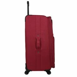 World Traveler Embarque Lightweight 2-PC Carry-On Luggage Set, Burgundy, One_Size -LUGGAGE FACTORY Sales 31hJwSb05FL