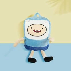 MINISO Adventure Time Backpack Cute Bag For Zipper School Picnic Bag,Blue Finn -LUGGAGE FACTORY Sales 31pOm7vaA9L