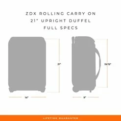 Briggs & Riley ZDX Upright Rolling Duffel Bag, Hunter, Carry-On 21-Inch -LUGGAGE FACTORY Sales 31vCq43VZWL