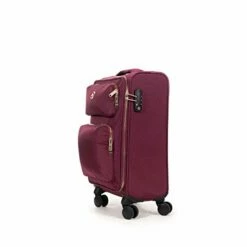 Cloe Carry-On 20 Inch Luggage With 360º-spinner Wheels In Burgundy Red Color 13 Cloe Carry-On 20 Inch Luggage With 360º-spinner Wheels In Burgundy Red Color -LUGGAGE FACTORY Sales 31yiR8 OkQL
