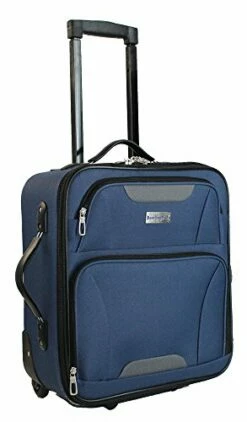 BoardingBlue 18" Frontier, Spirit, America Airlines Personal Item Under Seat Basic Luggage (navy) -LUGGAGE FACTORY Sales 41 2 AchHuL 2fcc4b62 355d 4404 84a1 ba5994233983