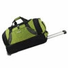 TPRC 30" Durable Rip-Stop Nylon Rolling Luggage Duffel Bag, 30 Inch, Green -LUGGAGE FACTORY Sales 41 3vSOfFtL