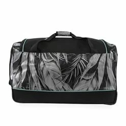 Hurley Rolling Duffel, Grey Tropical -LUGGAGE FACTORY Sales 41 FnepvuzS