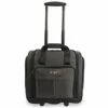 ORIGINAL PENGUIN Men's Ethan Wheeled Under The Seat Carry On Bag, Black Crosshatch -LUGGAGE FACTORY Sales 41 HBaE K7L