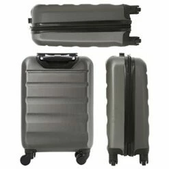 Aerolite 22x14x9” Hard Shell Suitcase Spinner Carry On + Under Seat Holdall -LUGGAGE FACTORY Sales 41 It6vfLQL
