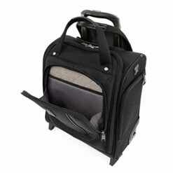Travelpro Crew Versapack Rolling Underseat Carry-on, Jet Black -LUGGAGE FACTORY Sales 41 gA3gMOPL