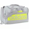 Adidas Court Lite Duffel Bag, Halo Silver/Acid Yellow, One Size 1 Adidas Court Lite Duffel Bag, Halo Silver/Acid Yellow, One Size -LUGGAGE FACTORY Sales 410qfecJhKL