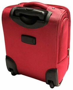 Mancini Leather Goods Wheeled Underseat Carry-on (Red) -LUGGAGE FACTORY Sales 411X7c2 2Bh6L
