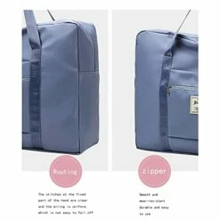 Portable Travel Duffel Bag, Large Capacity Foldable Tote Shoulder Bag, Lightweight Waterproof Carry On Luggage Sport Gym Bag (Light Blue) 11 Portable Travel Duffel Bag, Large Capacity Foldable Tote Shoulder Bag, Lightweight Waterproof Carry On Luggage Sport Gym Bag (Light Blue) -LUGGAGE FACTORY Sales 412wS LzUBL