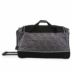 Hurley Rolling Duffel, Grey Tweed -LUGGAGE FACTORY Sales 413cxlXxepS
