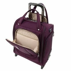 Travelpro Crew Versapack Rolling Underseat Carry-on, Perfect Plum -LUGGAGE FACTORY Sales 414f5l2sPkL