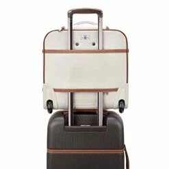 DELSEY Paris Chatelet 2.0 Softside Luggage Under-Seater With 2 Wheels, Angora, Carry-on 16 Inch -LUGGAGE FACTORY Sales 4162ey2iAXL