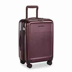 Briggs & Riley Sympatico Hardside International Spinner Luggage, Plum, 21-Inch Carry-On -LUGGAGE FACTORY Sales 416mINv2LgL