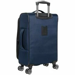 Kenneth Cole Reaction Rugged Roamer Luggage Collection Lightweight Softside Expandable 8-Wheel Spinner Travel Suitcase Bag, Navy, 20-inch Carry-On -LUGGAGE FACTORY Sales 416vtBdiBZL