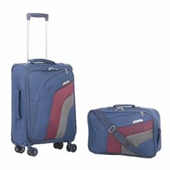 Aerolite 21" Carry On Ultra Lightweight Spinner Suitcase & Flight Bag Under Seat Shoulder Bag Set (Navy) 11 Aerolite 21" Carry On Ultra Lightweight Spinner Suitcase & Flight Bag Under Seat Shoulder Bag Set (Navy) -LUGGAGE FACTORY Sales 41785CuHzyL