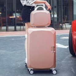 Fashion Wheels Suitcases And Travel Bags Valise Cabine Valiz Koffer Suitcase Maletas Carry On Rolling Luggage,Red,22 12 Fashion Wheels Suitcases And Travel Bags Valise Cabine Valiz Koffer Suitcase Maletas Carry On Rolling Luggage,Red,22 -LUGGAGE FACTORY Sales 418K6rBGbSL