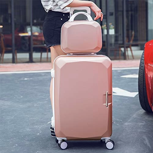 Fashion Wheels Suitcases And Travel Bags Valise Cabine Valiz Koffer Suitcase Maletas Carry On Rolling Luggage,Red,22 6 Fashion Wheels Suitcases And Travel Bags Valise Cabine Valiz Koffer Suitcase Maletas Carry On Rolling Luggage,Red,22 - Image 4