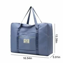 Portable Travel Duffel Bag, Large Capacity Foldable Tote Shoulder Bag, Lightweight Waterproof Carry On Luggage Sport Gym Bag (Light Blue) 10 Portable Travel Duffel Bag, Large Capacity Foldable Tote Shoulder Bag, Lightweight Waterproof Carry On Luggage Sport Gym Bag (Light Blue) -LUGGAGE FACTORY Sales 4190eR6l3eL