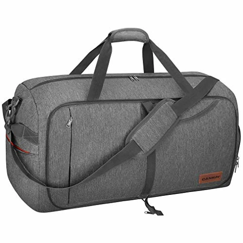 Canway 65L Travel Duffel Bag, Foldable Weekender Bag With Shoes Compartment For Men Women Water-proof & Tear Resistant 3 Canway 65L Travel Duffel Bag, Foldable Weekender Bag With Shoes Compartment For Men Women Water-proof & Tear Resistant