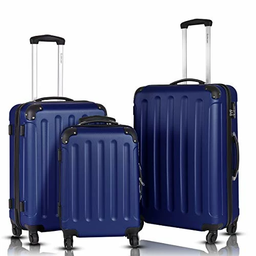 Goplus 3Pcs Luggage Set, Hardside Travel Rolling Suitcase, 20/24/28 Rolling Luggage Upright, Hardshell Spinner Luggage Set With Telescoping Handle, Coded Lock Travel Trolley Case (Dark Blue) 3 Goplus 3Pcs Luggage Set, Hardside Travel Rolling Suitcase, 20/24/28 Rolling Luggage Upright, Hardshell Spinner Luggage Set With Telescoping Handle, Coded Lock Travel Trolley Case (Dark Blue)