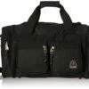 Rockland Duffel Bag, Black, 18.5 In X 10.5 In X 8.5 In -LUGGAGE FACTORY Sales 41Agn1SOSZL