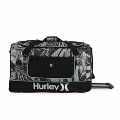Hurley Rolling Duffel, Grey Tropical -LUGGAGE FACTORY Sales 41B c01EUDS