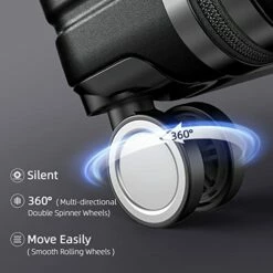 BEOW Expandable Luggage Sets Clearance 3 Piece Hardshell Lightweight PC+ABS Suitcase Spinner Wheels TSA Lock Black -LUGGAGE FACTORY Sales 41Bu16HzA9L