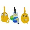 Set Of 3 - Super Cute Kawaii Cartoon Silicone Travel Luggage Id Tag For Bags (Adventure Time) -LUGGAGE FACTORY Sales 41DeftilrCL