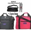 Boardingblue Under Seat 18" Duffel Bag Personal Item For Spirit & Frontier Airlines + Bonus.(Red -LUGGAGE FACTORY Sales 41DfDP 2BxG9L