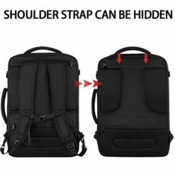 Travel Backpack, 40L Flight Approved Carry On Backpack For Men & Women, Vancropak Expandable Large Luggage Backpack Daypack Water Resistant Lightweight Business Weekender Bag, Black -LUGGAGE FACTORY Sales 41EiI69pi2L