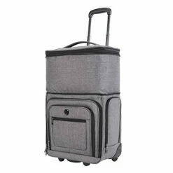 Travelers Club Luggage 16" Top Expandable Rolling Underseater W/USB Port, Dark Gray Suitcase, -LUGGAGE FACTORY Sales 41F 3Qz b4L 89661330 39b1 4de8 8ad2 7bca1c5da2e6