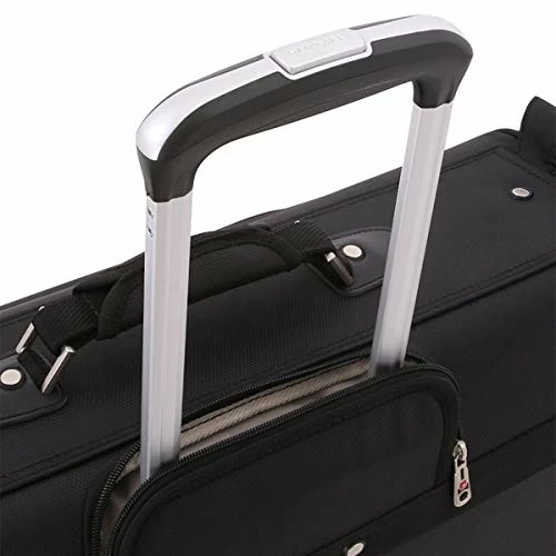 (USED) SWISSGEAR Full-Sized Effortless Folding Wheeled Garment Bag | Rolling Travel Luggage | Men's And Women's - Black 7 (USED) SWISSGEAR Full-Sized Effortless Folding Wheeled Garment Bag | Rolling Travel Luggage | Men's And Women's - Black - Image 6