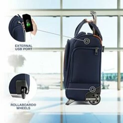 Travelpro Crew Versapack Rolling Underseat Carry-on, Patriot Blue -LUGGAGE FACTORY Sales 41G9ZPNdZiL
